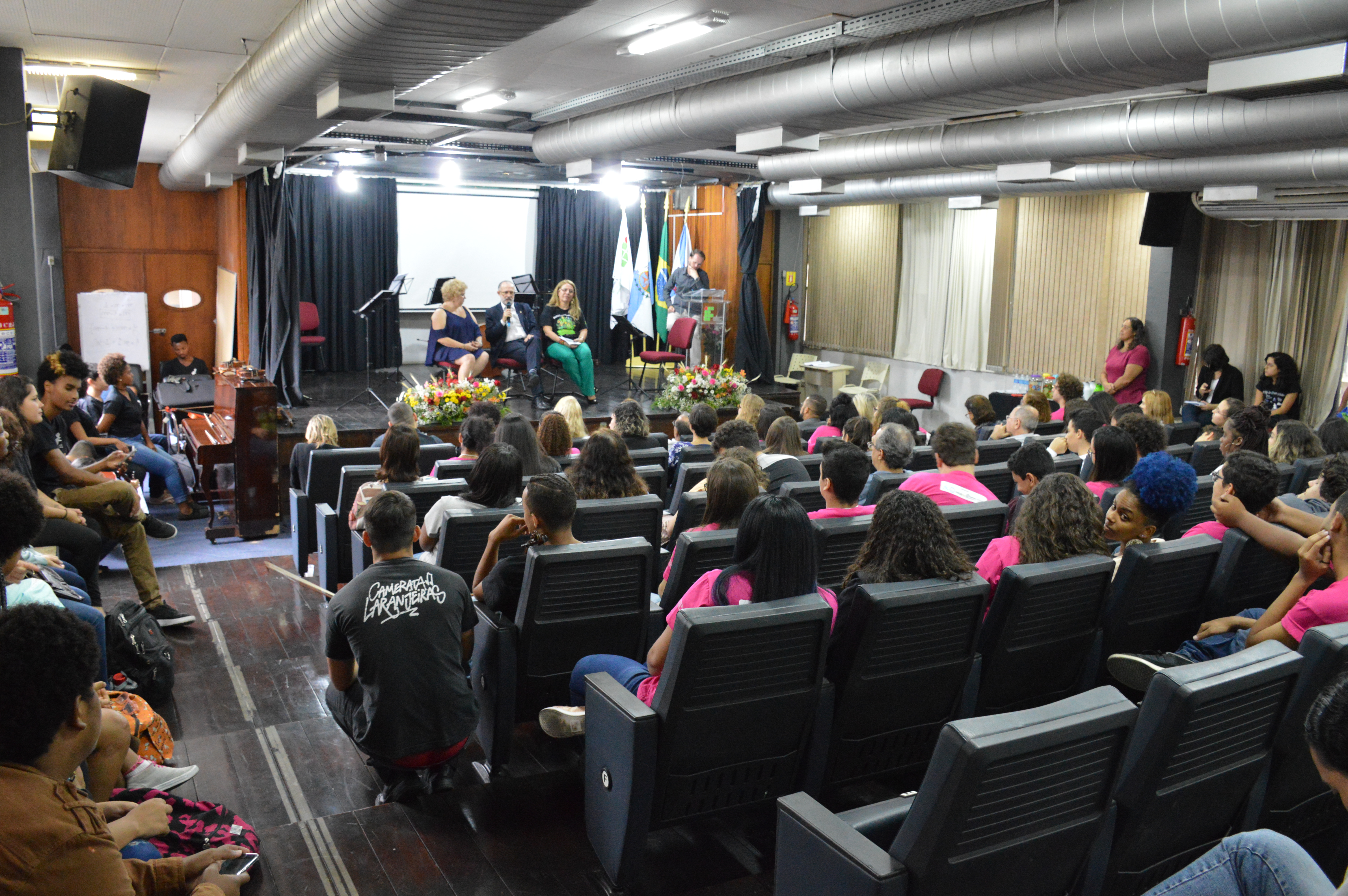 Auditório do campus Rio de Janeiro durante abertura da Semana da Química