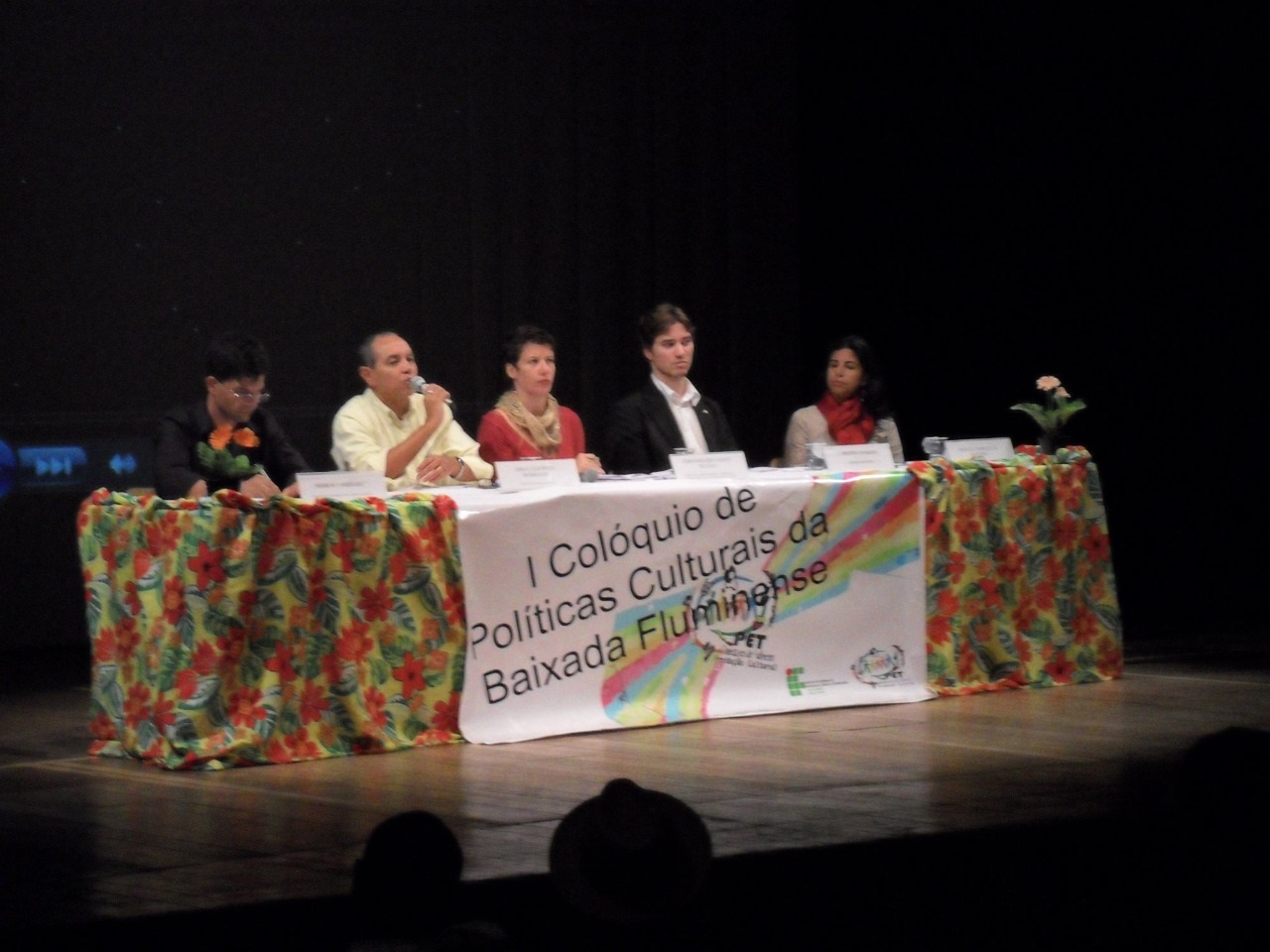 1° Colóquio de Políticas Culturais da Baixada Fluminense em 2011, no SESC São João de Meriti.