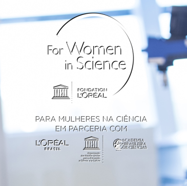 Imagem de divulgação do Programa Para Mulheres na Ciência 2019